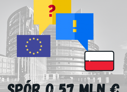 Spór o 57 MLN €